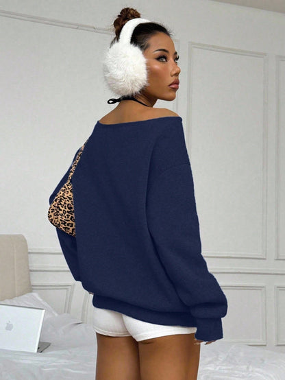 Flirla Solid Color Raglan Sleeve Pocket Design Casual Pullover Sweatshirt,Long Sleeve Tops Graduation,Back To School Outfits,Graduation,Teacher Outfits For Women,Back To School Fall Outfit