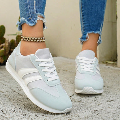 Women'S Retro Lightweight Slip-On Sneakers - White/Green & Red/White Color Options, Synthetic Cover Upper, Breathable Fabric Lining & Cushioned EVA/PVC Sole For Casual Sports & Casual Attire, Ladies Sneakers, Classic Stripe Design