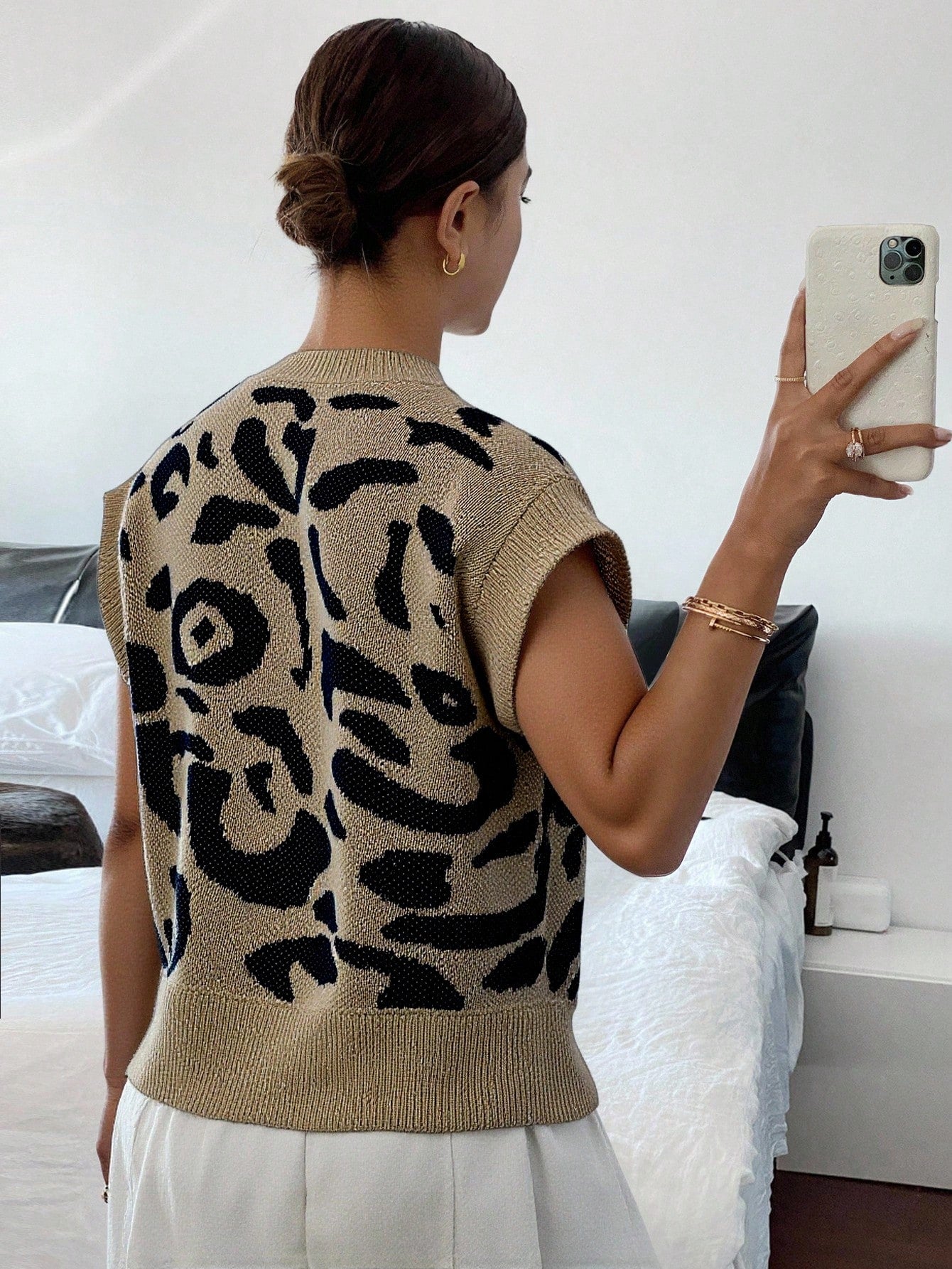 Siren Gaze Women's Casual Elegant Short Sleeve Knit Sweater, Suitable For Summer,Knitted Sweater