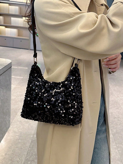 Popular Bag Women's New Fashion Korean Version Handbag All Shoulder Small Square Bag