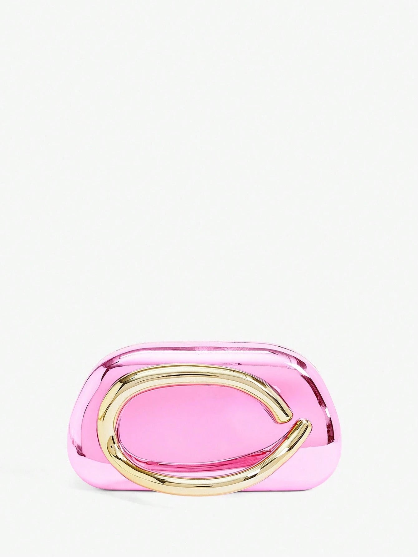 SHEIN BAE Women's Fashionable Metallic Effect Evening Party Clutch Bag, Perfectly Matching With Bridal Party, Party Bags,Perfect For Party Wedding Prom Dinner/Banquet Matching With Holiday Party Dress Evening Dress & Sequin Dress