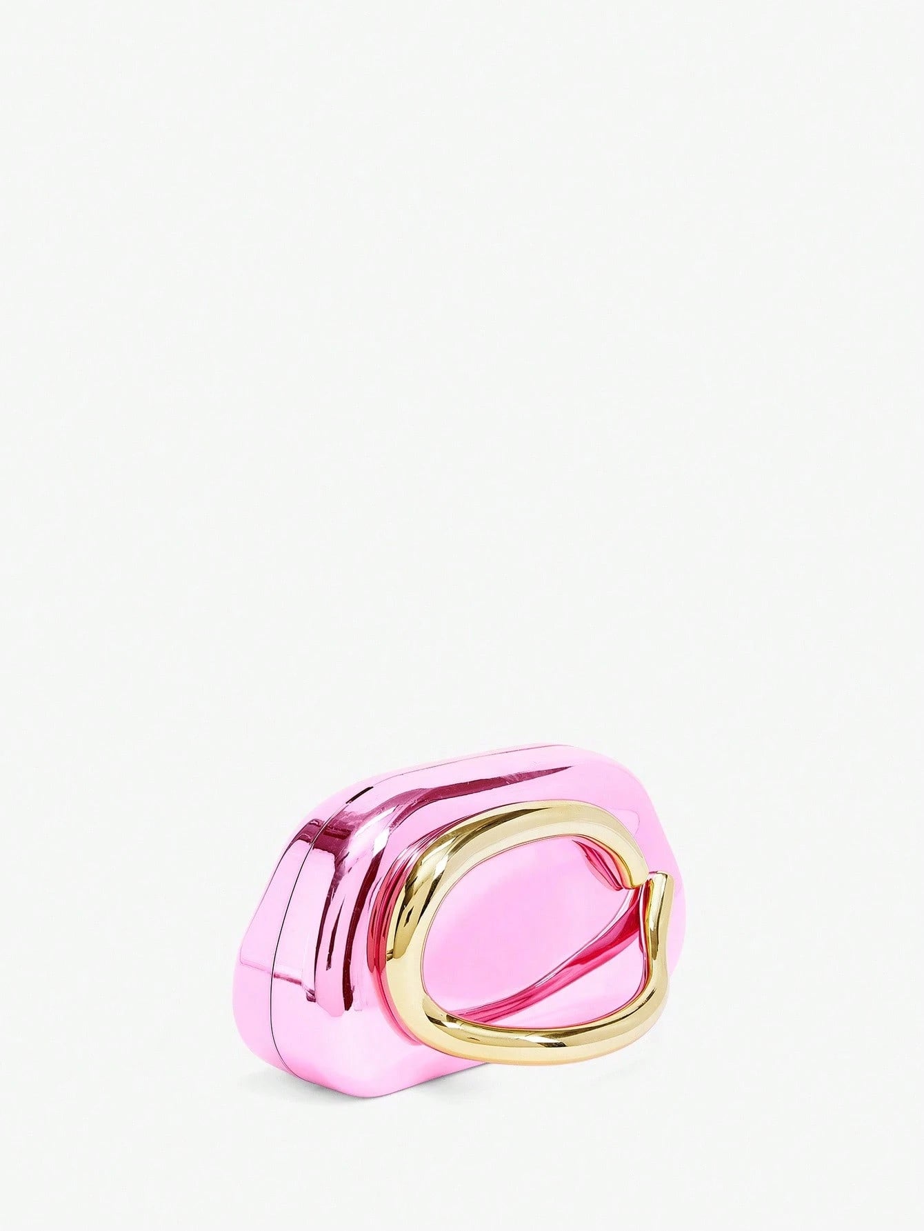 SHEIN BAE Women's Fashionable Metallic Effect Evening Party Clutch Bag, Perfectly Matching With Bridal Party, Party Bags,Perfect For Party Wedding Prom Dinner/Banquet Matching With Holiday Party Dress Evening Dress & Sequin Dress