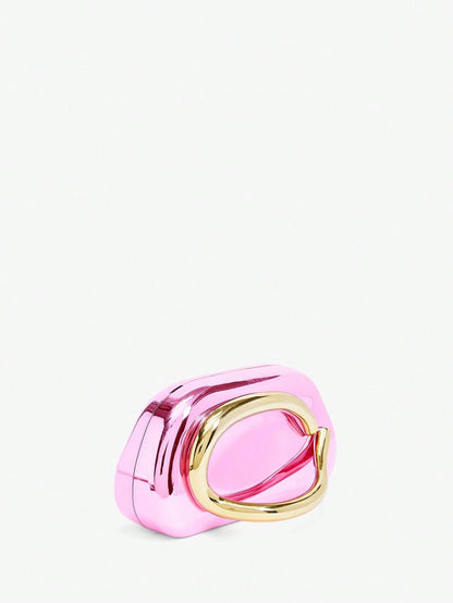 SHEIN BAE Women's Fashionable Metallic Effect Evening Party Clutch Bag, Perfectly Matching With Bridal Party, Party Bags,Perfect For Party Wedding Prom Dinner/Banquet Matching With Holiday Party Dress Evening Dress & Sequin Dress