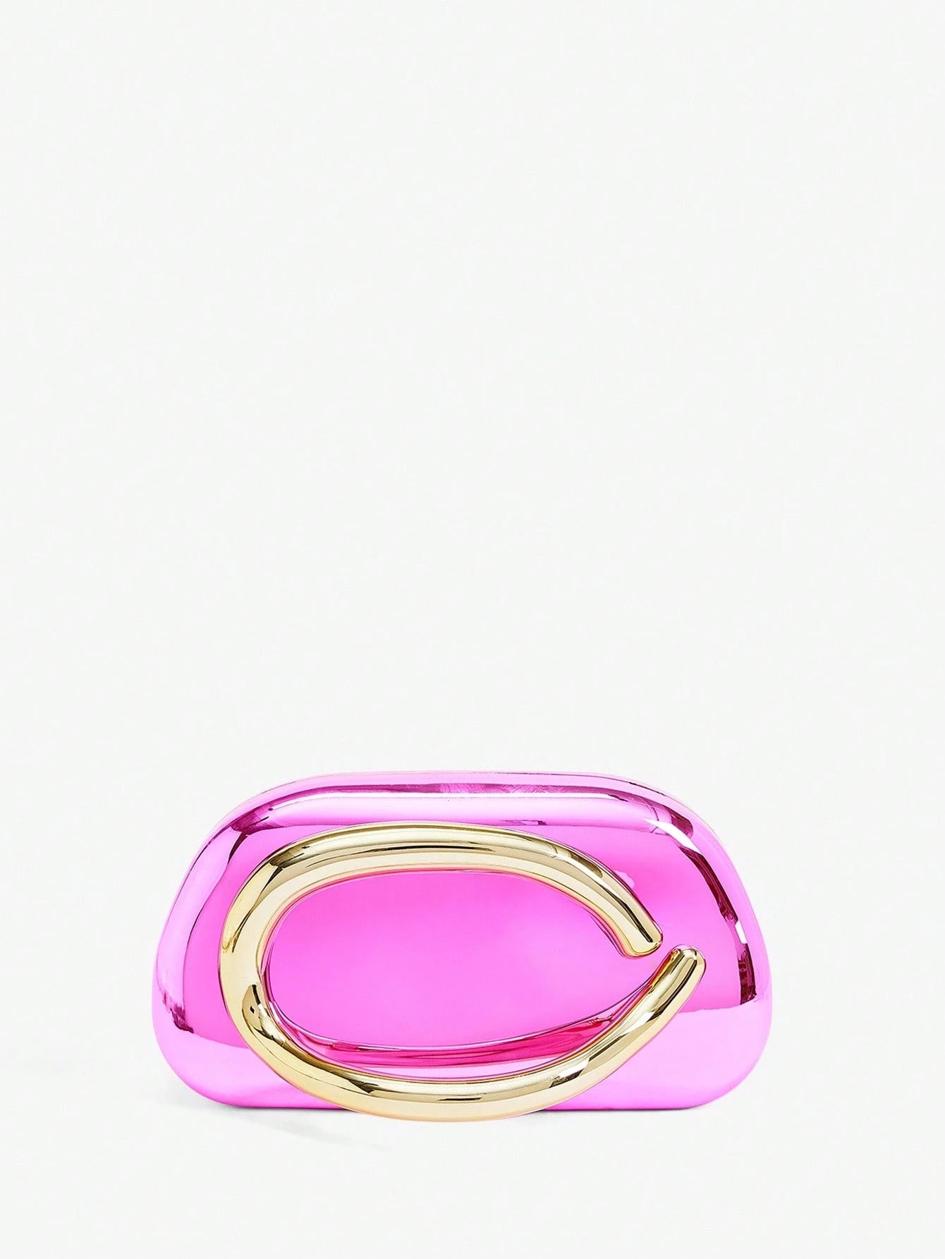 SHEIN BAE Women's Fashionable Metallic Effect Evening Party Clutch Bag, Perfectly Matching With Bridal Party, Party Bags,Perfect For Party Wedding Prom Dinner/Banquet Matching With Holiday Party Dress Evening Dress & Sequin Dress