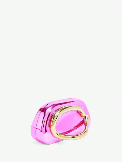 SHEIN BAE Women's Fashionable Metallic Effect Evening Party Clutch Bag, Perfectly Matching With Bridal Party, Party Bags,Perfect For Party Wedding Prom Dinner/Banquet Matching With Holiday Party Dress Evening Dress & Sequin Dress