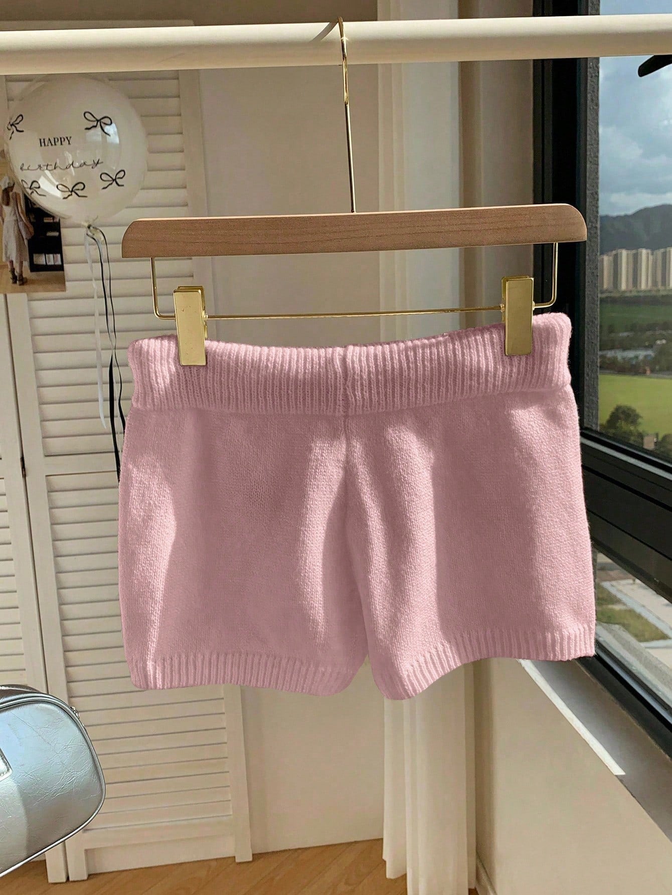 Comfortcana Women Casual Skinny Knit Pants, Versatile, Small Logo Embroidered