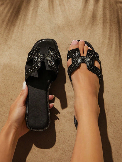 SHUZIA Women Woven Bohemian Style Flat Sandals, Perfect For Vacation And Travel Summer Shoes Spring Shoes Spring Break Easter Mother's Day Present