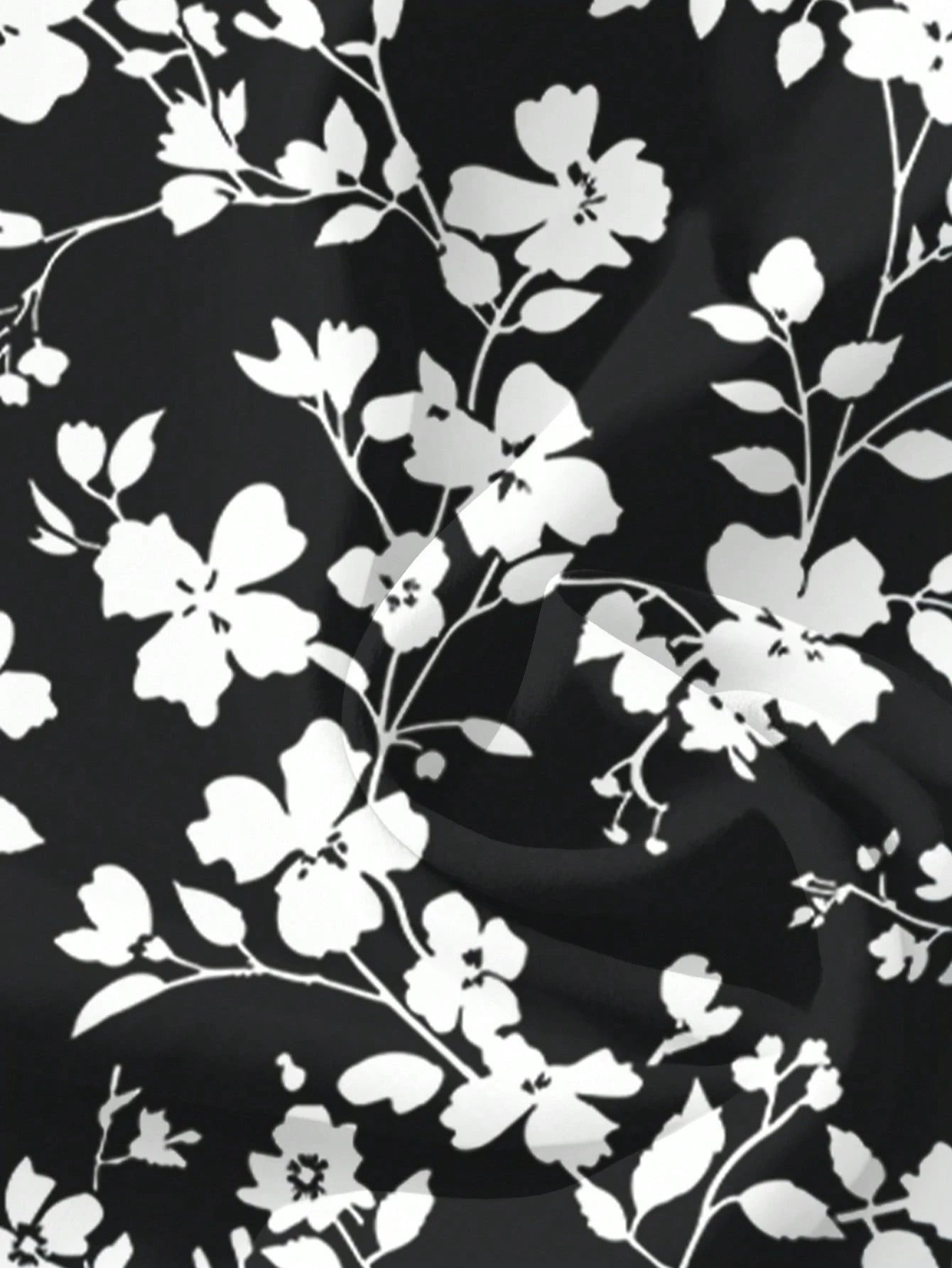 EMERY ROSE Women's Floral & Maple Leaf Print Casual Shirt, Suitable For Autumn,Fall Clothes For Women