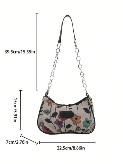 Lightweight,Business Casual Mini Crocodile Embossed Chain Bag For Teen Girls Women College Students,Rookies & White-Collar Workers Perfect For Office,College,Work ,Business,Commute,Outdoors, Travel, Outings, Animal Print Women Bag