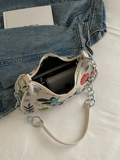 Lightweight,Business Casual Mini Crocodile Embossed Chain Bag For Teen Girls Women College Students,Rookies & White-Collar Workers Perfect For Office,College,Work ,Business,Commute,Outdoors, Travel, Outings, Animal Print Women Bag