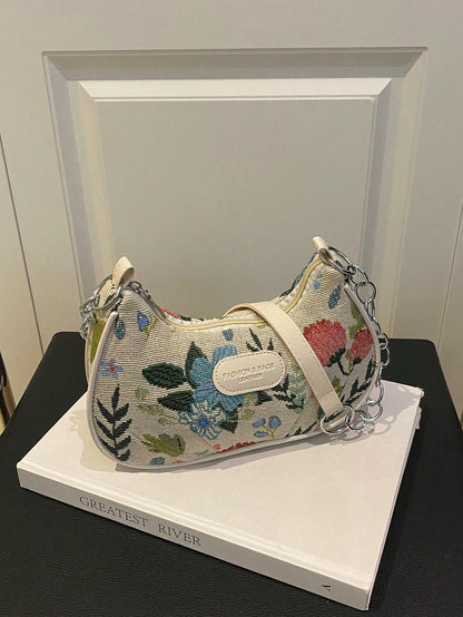 Lightweight,Business Casual Mini Crocodile Embossed Chain Bag For Teen Girls Women College Students,Rookies & White-Collar Workers Perfect For Office,College,Work ,Business,Commute,Outdoors, Travel, Outings, Animal Print Women Bag