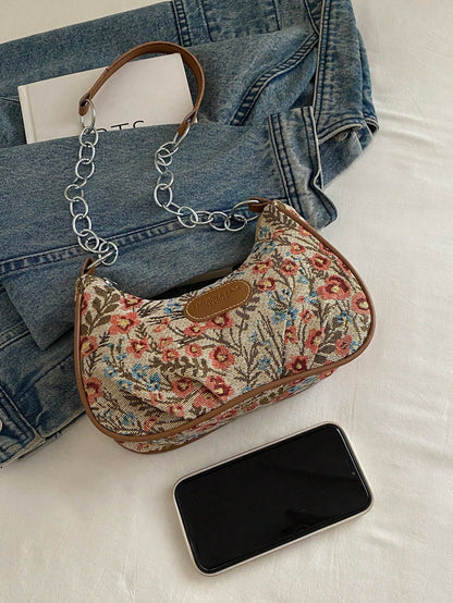 Lightweight,Business Casual Mini Crocodile Embossed Chain Bag For Teen Girls Women College Students,Rookies & White-Collar Workers Perfect For Office,College,Work ,Business,Commute,Outdoors, Travel, Outings, Animal Print Women Bag