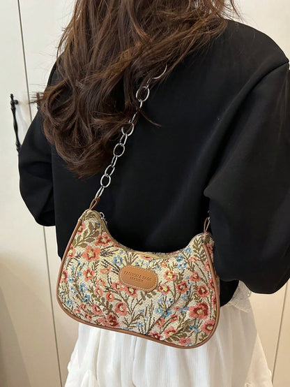 Lightweight,Business Casual Mini Crocodile Embossed Chain Bag For Teen Girls Women College Students,Rookies & White-Collar Workers Perfect For Office,College,Work ,Business,Commute,Outdoors, Travel, Outings, Animal Print Women Bag