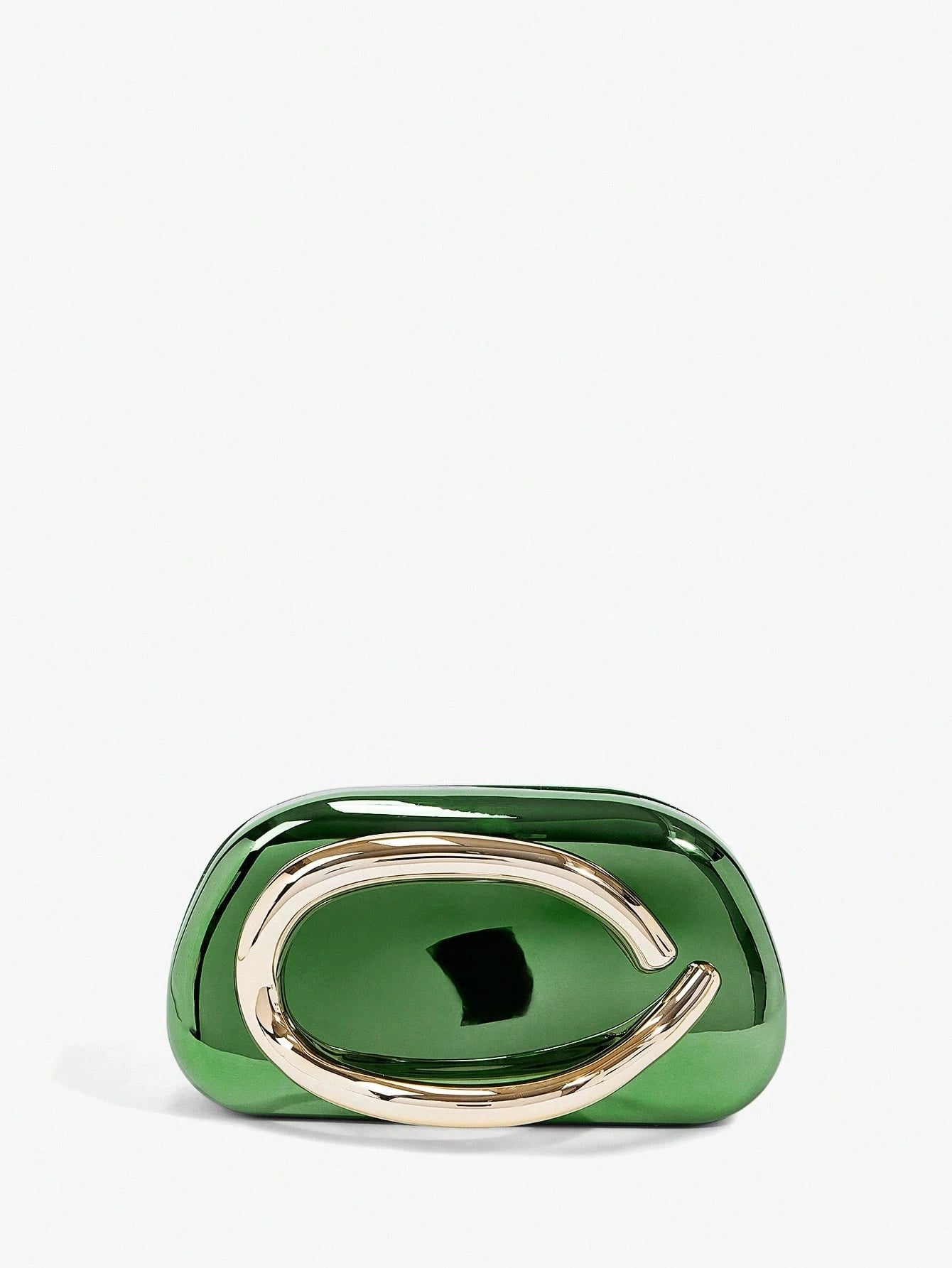 SHEIN BAE Women's Fashionable Metallic Effect Evening Party Clutch Bag, Perfectly Matching With Bridal Party, Party Bags,Perfect For Party Wedding Prom Dinner/Banquet Matching With Holiday Party Dress Evening Dress & Sequin Dress