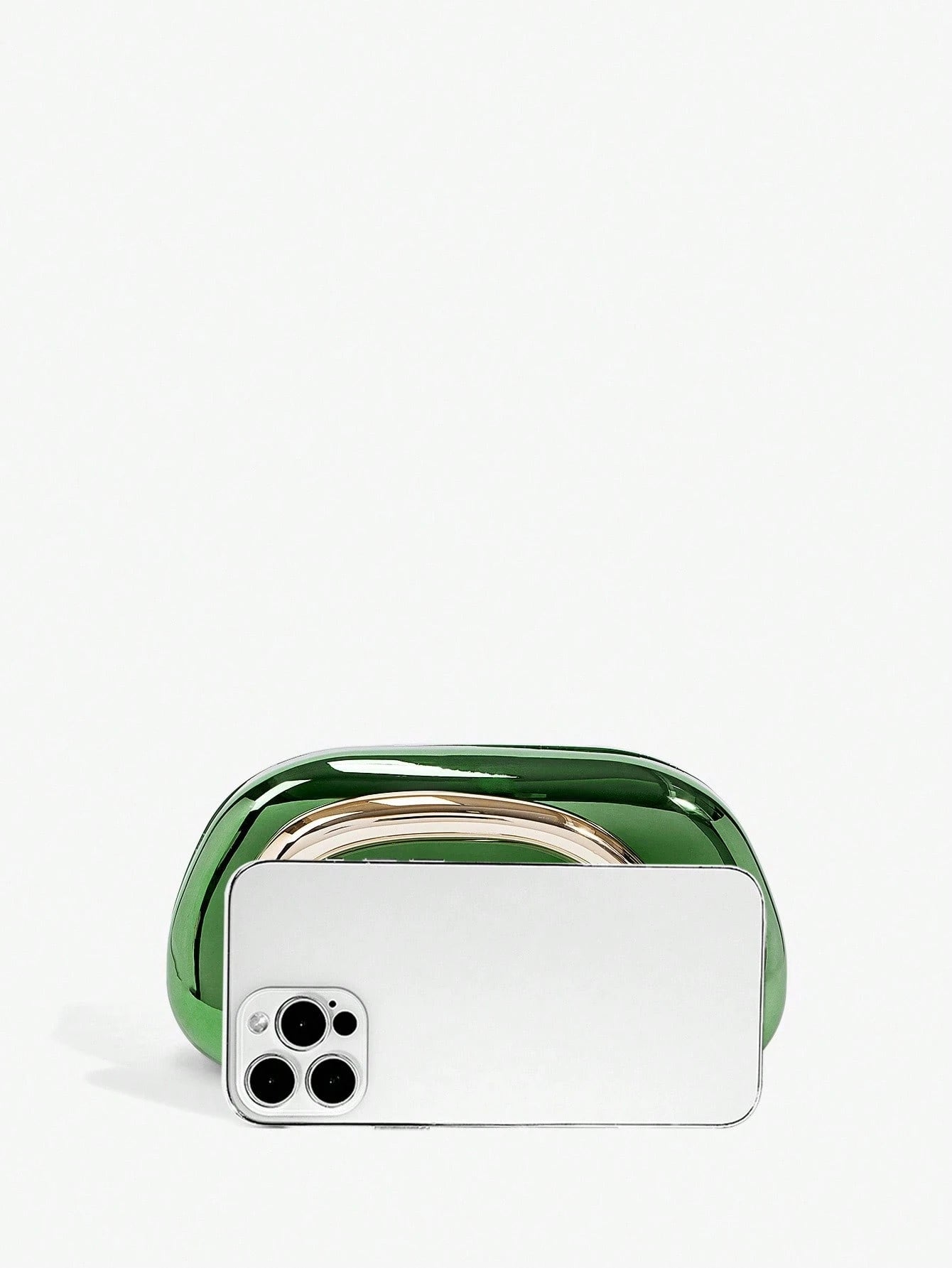 SHEIN BAE Women's Fashionable Metallic Effect Evening Party Clutch Bag, Perfectly Matching With Bridal Party, Party Bags,Perfect For Party Wedding Prom Dinner/Banquet Matching With Holiday Party Dress Evening Dress & Sequin Dress