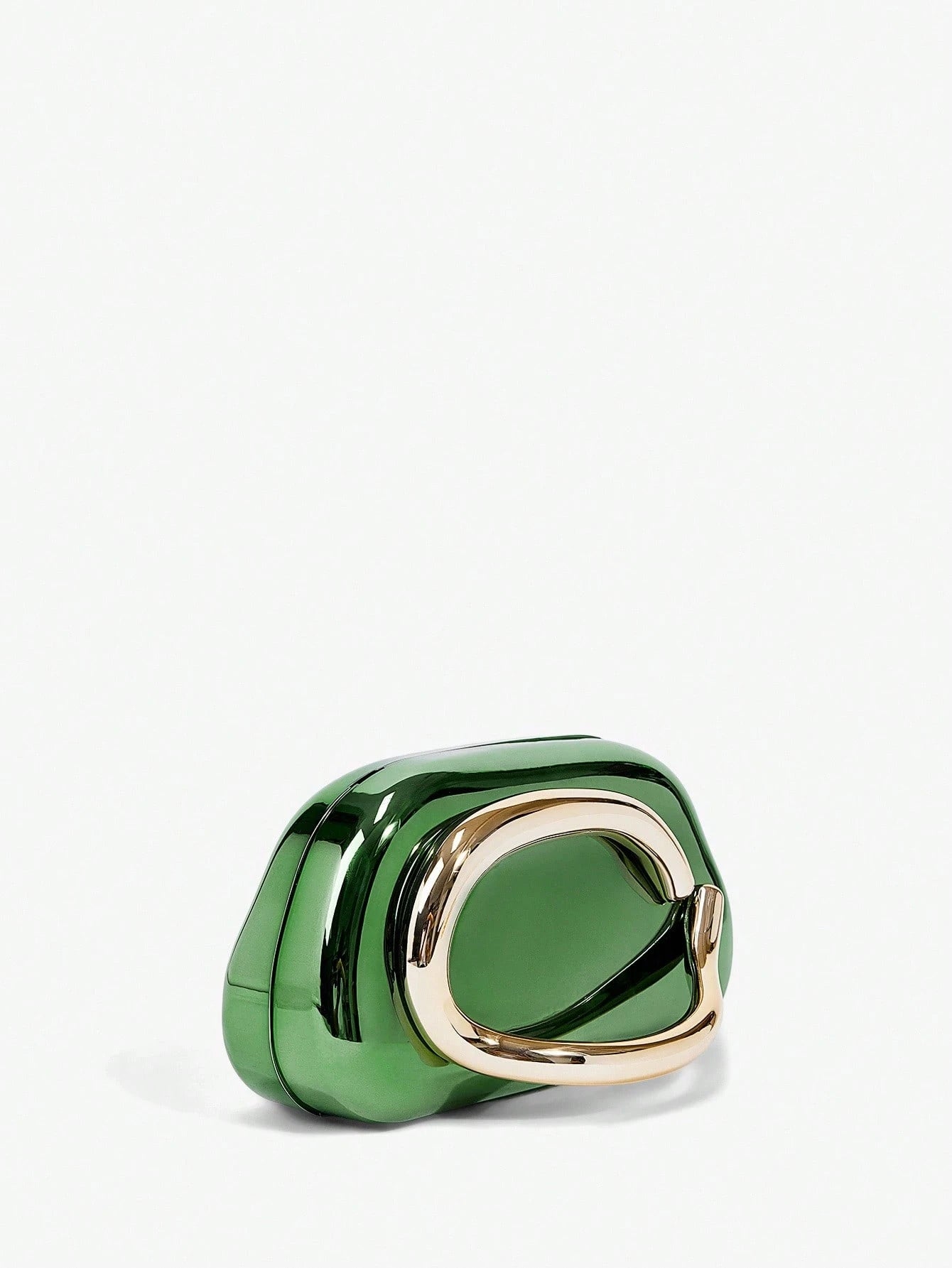 SHEIN BAE Women's Fashionable Metallic Effect Evening Party Clutch Bag, Perfectly Matching With Bridal Party, Party Bags,Perfect For Party Wedding Prom Dinner/Banquet Matching With Holiday Party Dress Evening Dress & Sequin Dress