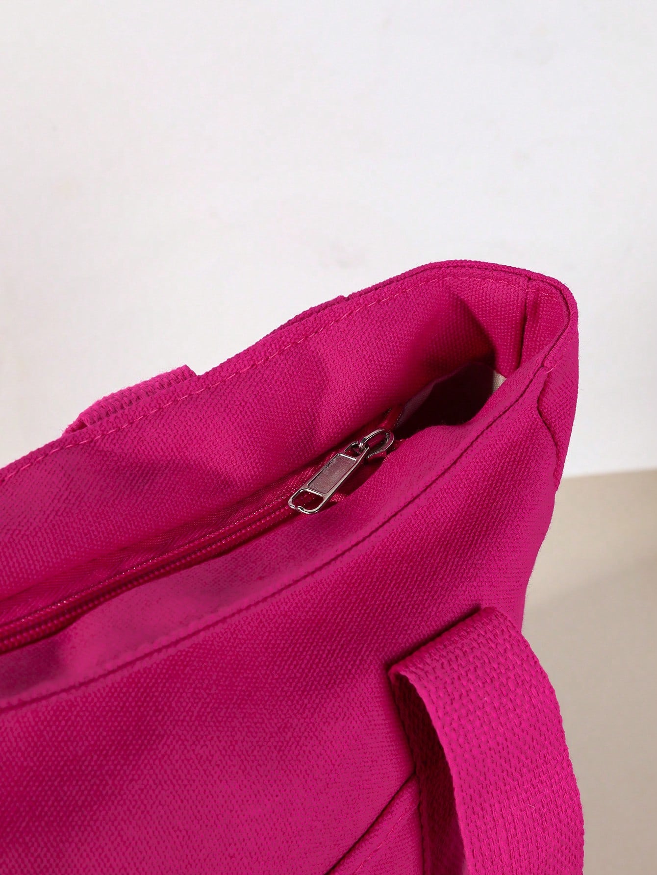 SHEIN X Milania Multi Pocket Tote Bag For Women Canvas Bag With Handle Bag Large Capacity Purse Reusable Handbag, Canvas Tote Bag, Perfect For Daily Use And Travel, Tote Bags For Students, Multiple Compartments, Perfect For Beach