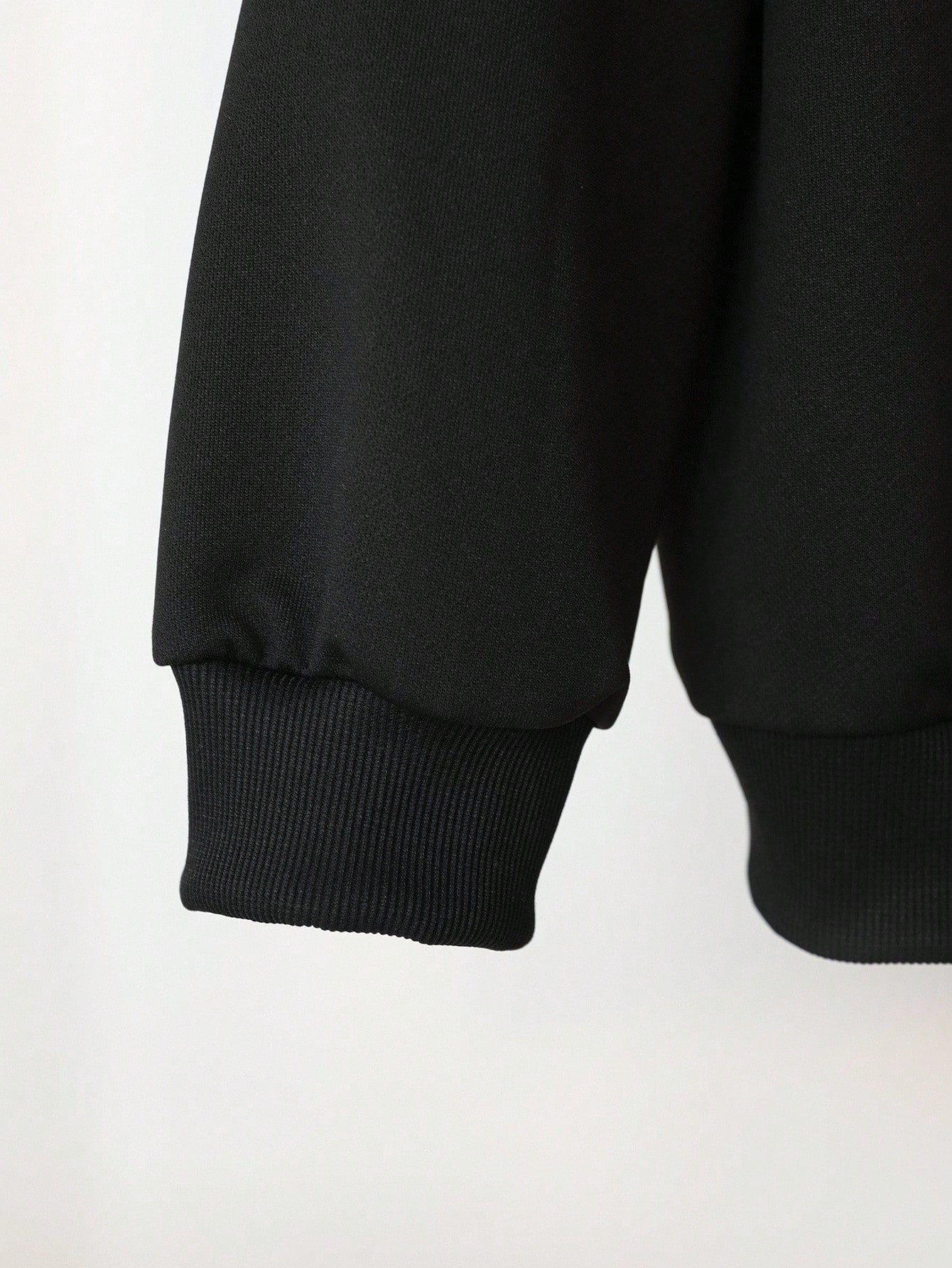 Attitoon Attitoon Retro American Campus Style Casual Oversized Unisex Women's Loose Half-Zip High Neck Fleece Hoodie, Suitable For Autumn/Winter