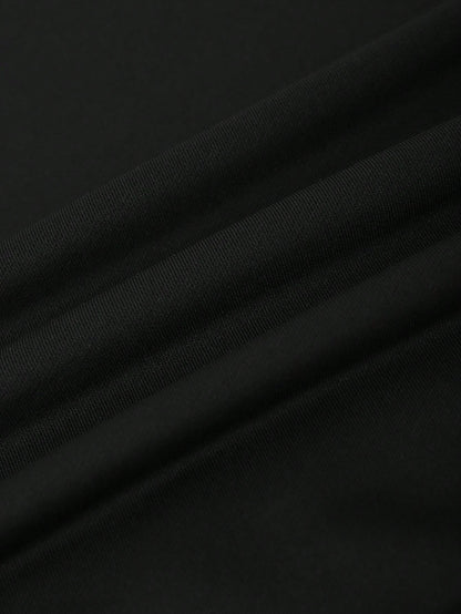 Attitoon Attitoon Retro American Campus Style Casual Oversized Unisex Women's Loose Half-Zip High Neck Fleece Hoodie, Suitable For Autumn/Winter