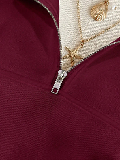 INAWLY Women's Loose Split Zip-Up Hoodie,Graduation,Teacher,Back To School Pullover Fall