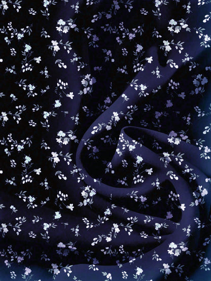 EMERY ROSE Women's Floral & Maple Leaf Print Casual Shirt, Suitable For Autumn,Fall Clothes For Women