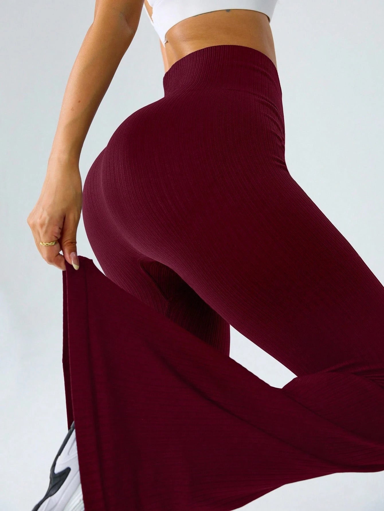 Gameset SHEIN Sport Women's High Waist Flare Seamless Yoga Leggings