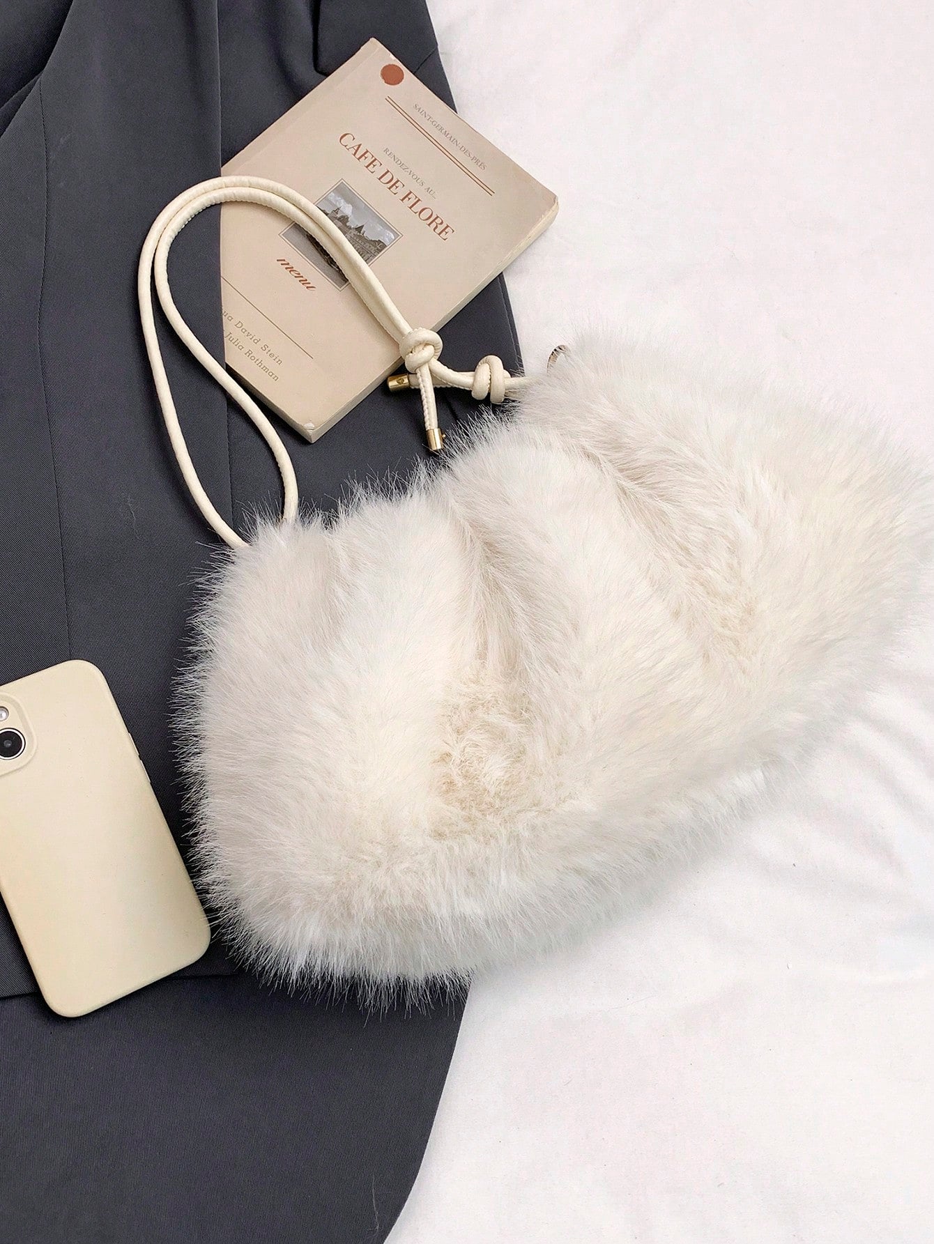 1pc Gold-Tone Glittery Crescent Moon Shape PVC Shoulder Bag For Women