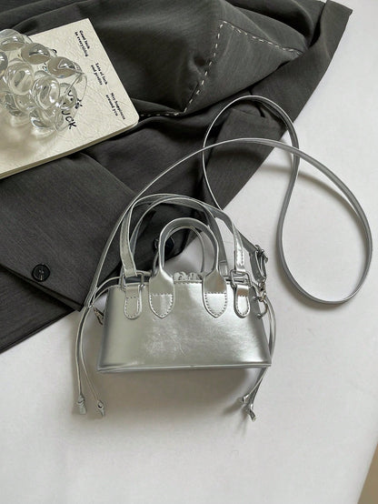 Crocodile Embossed Bucket Bag Mini Drawstring Design Funky