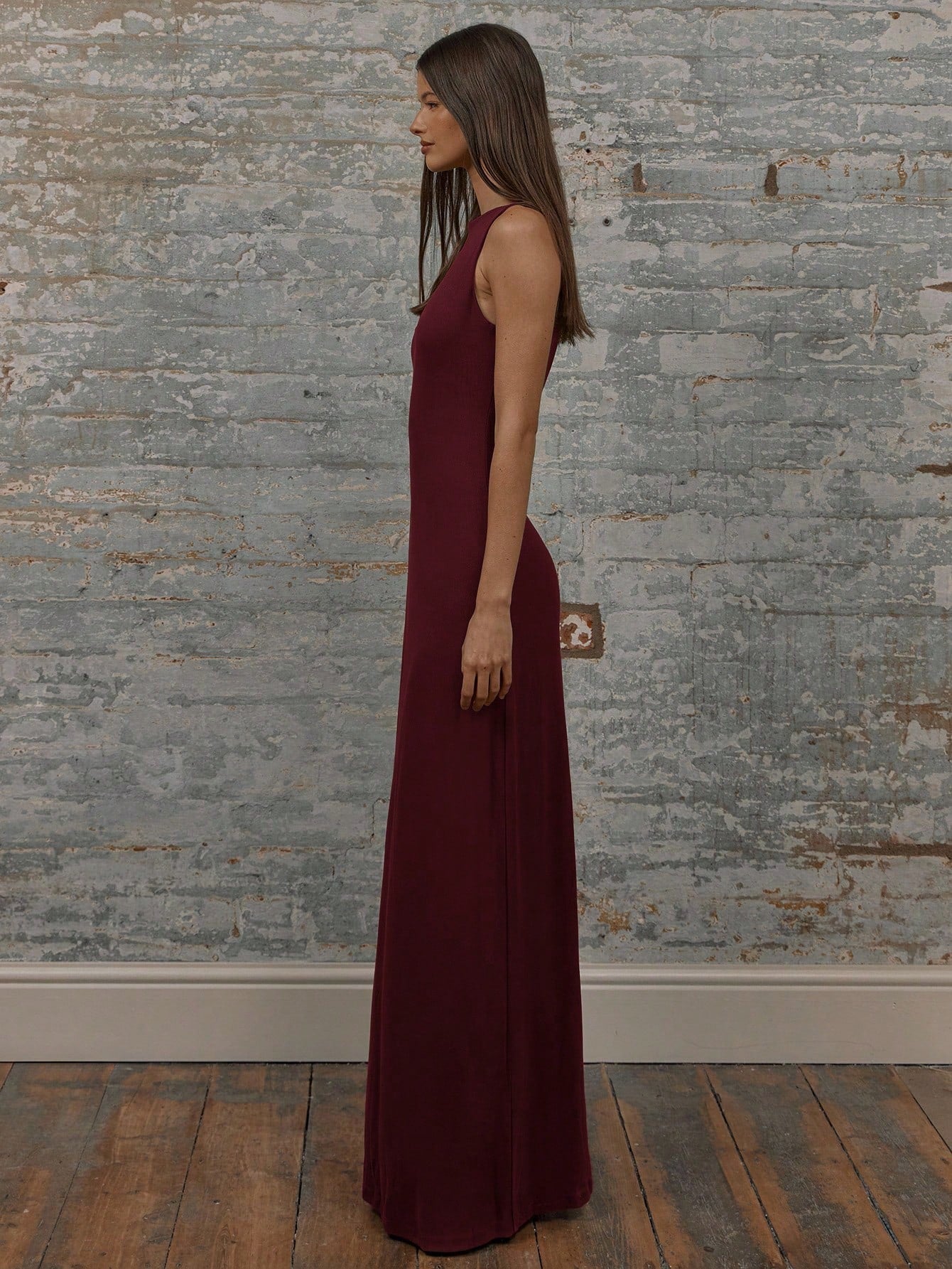 MUSERA Round Neck Drop Armhole Maxi Dress,Summer Dresses For Women Graduation Elegant Cute Sexy Vacation Boho Wedding Guest Beach Holiday Fall Wedding Guest, Elegant, Birthday, Church, Night Out Christmas, Halloween, Fall, Winter