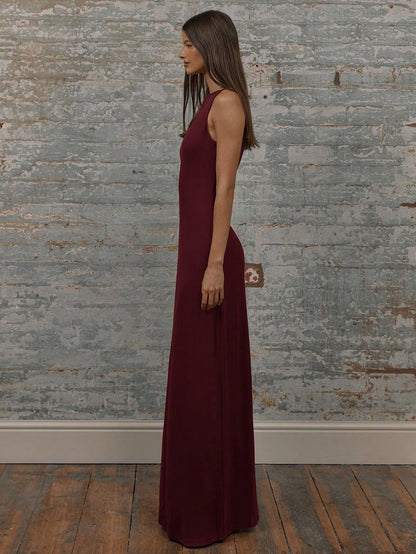 MUSERA Round Neck Drop Armhole Maxi Dress,Summer Dresses For Women Graduation Elegant Cute Sexy Vacation Boho Wedding Guest Beach Holiday Fall Wedding Guest, Elegant, Birthday, Church, Night Out Christmas, Halloween, Fall, Winter