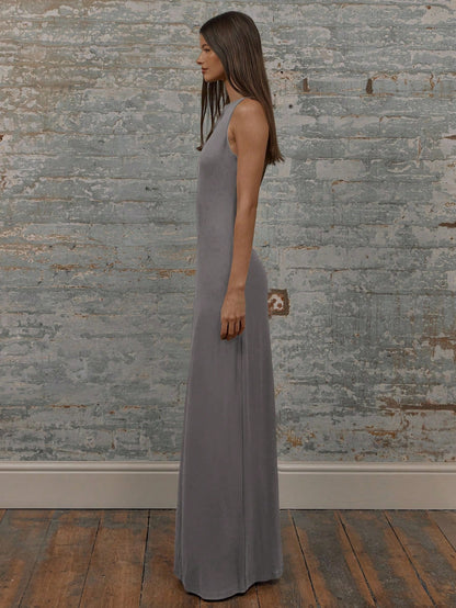 MUSERA Round Neck Drop Armhole Maxi Dress,Summer Dresses For Women Graduation Elegant Cute Sexy Vacation Boho Wedding Guest Beach Holiday Fall Wedding Guest, Elegant, Birthday, Church, Night Out Christmas, Halloween, Fall, Winter