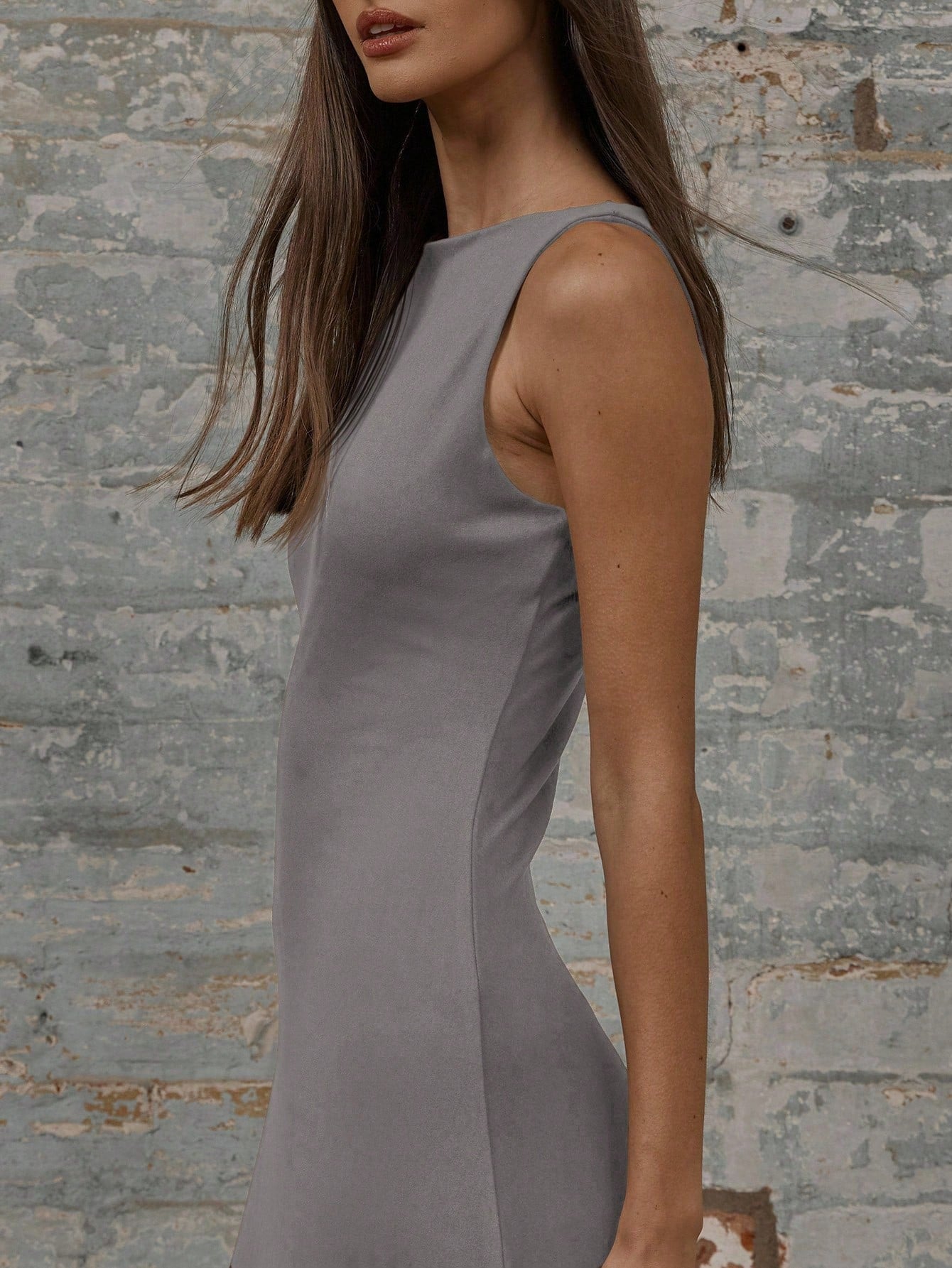 MUSERA Round Neck Drop Armhole Maxi Dress,Summer Dresses For Women Graduation Elegant Cute Sexy Vacation Boho Wedding Guest Beach Holiday Fall Wedding Guest, Elegant, Birthday, Church, Night Out Christmas, Halloween, Fall, Winter