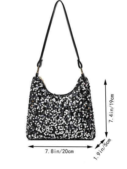 Popular Bag Women's New Fashion Korean Version Handbag All Shoulder Small Square Bag