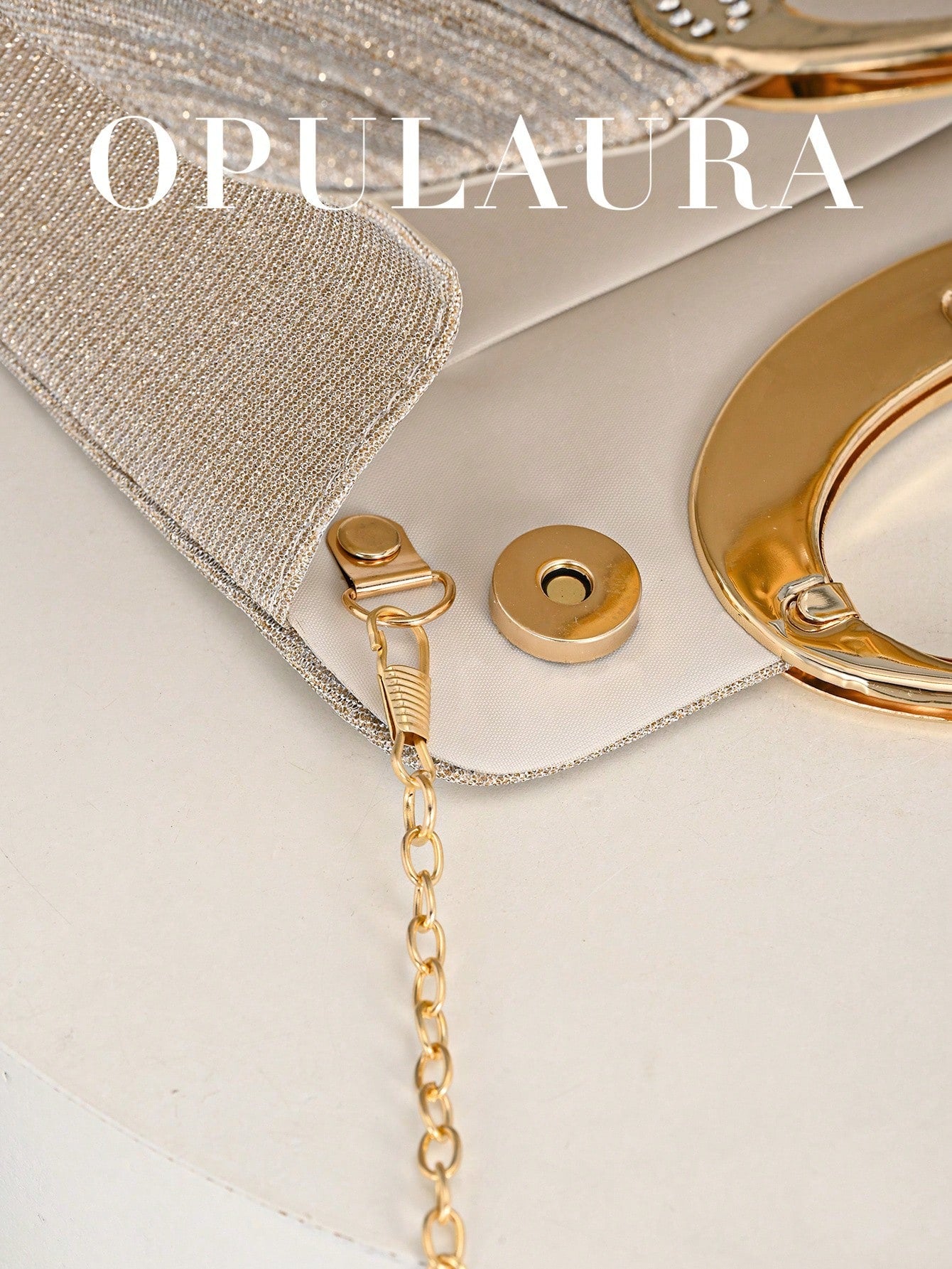 OpulAura Women's Fashion Sparkling Crystal Rhinestone Evening Clutch Bag, Glitzy Luxury Diamond Studded Formal Dress Purse, Suitable For Gala, Party, Birthday, Wedding, As Birthday Gift