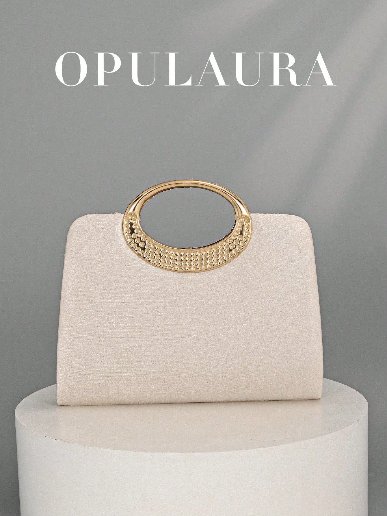 OpulAura Women's Fashion Sparkling Crystal Rhinestone Evening Clutch Bag, Glitzy Luxury Diamond Studded Formal Dress Purse, Suitable For Gala, Party, Birthday, Wedding, As Birthday Gift