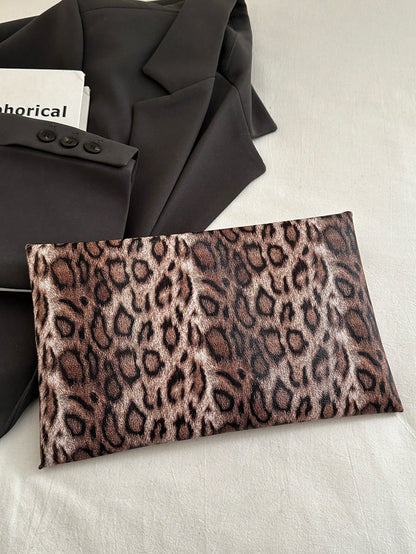 Crocodile Print, Snake Print, Solid Color, Minimalist, Fashionable, Casual PU Clutch, Envelope Bag, Fashionable Clutch Bags For Woman