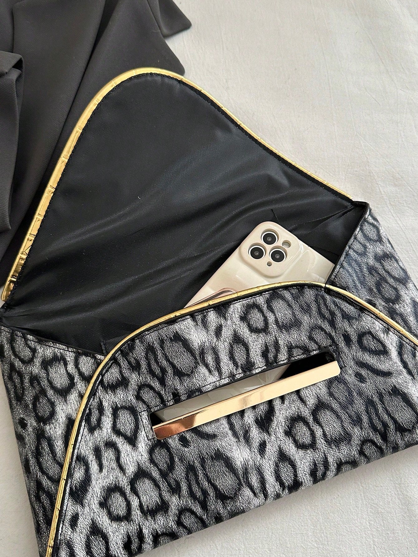 Crocodile Print, Snake Print, Solid Color, Minimalist, Fashionable, Casual PU Clutch, Envelope Bag, Fashionable Clutch Bags For Woman