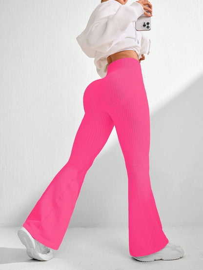 Gameset SHEIN Sport Women's High Waist Flare Seamless Yoga Leggings