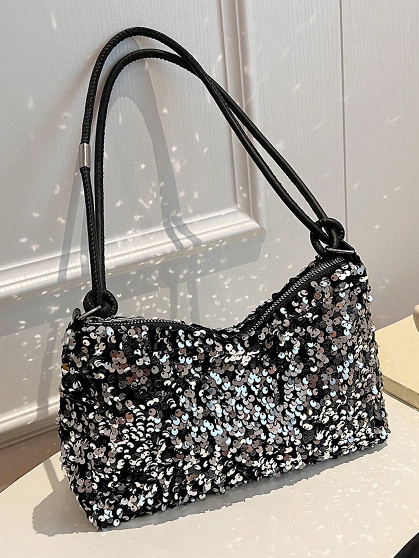 Popular Bag Women's New Fashion Korean Version Handbag All Shoulder Small Square Bag