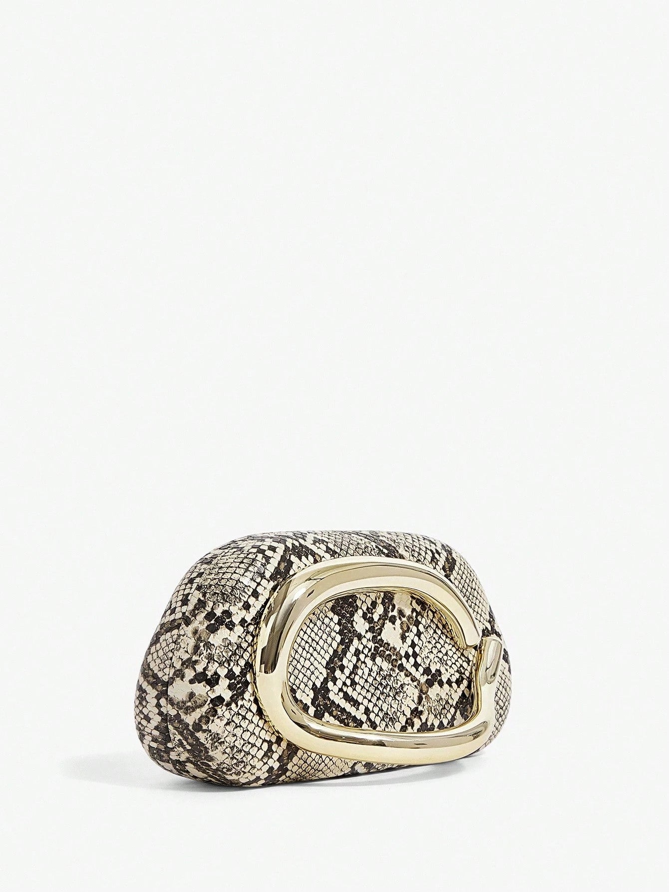 SHEIN BAE Women's Fashionable Metallic Effect Evening Party Clutch Bag, Perfectly Matching With Bridal Party, Party Bags,Perfect For Party Wedding Prom Dinner/Banquet Matching With Holiday Party Dress Evening Dress & Sequin Dress